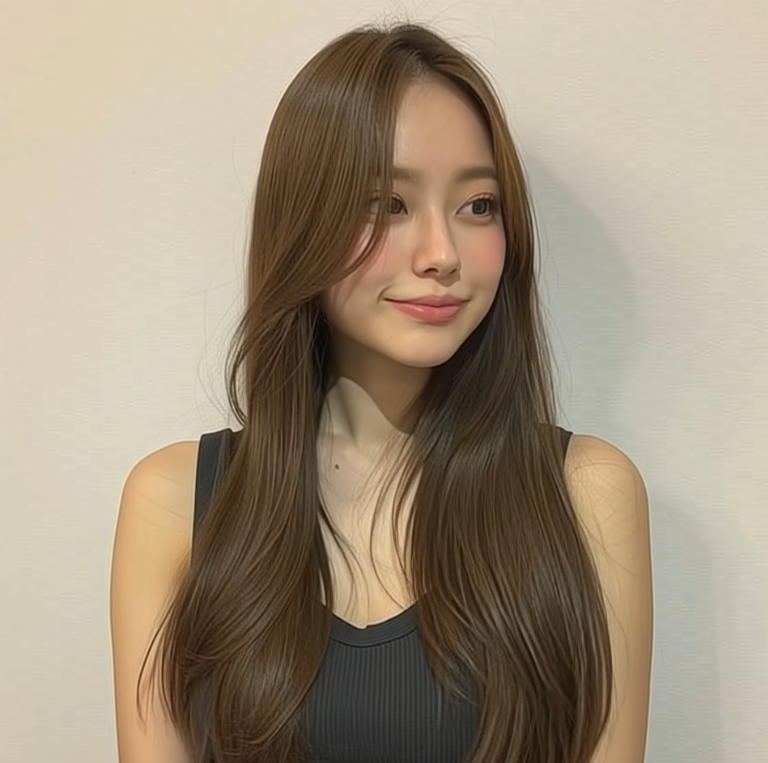 탈색없는 모카무스 염색
