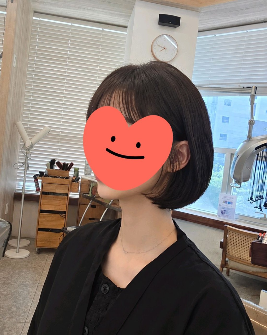 신팀장 단발 스타일 실제 시술 사진