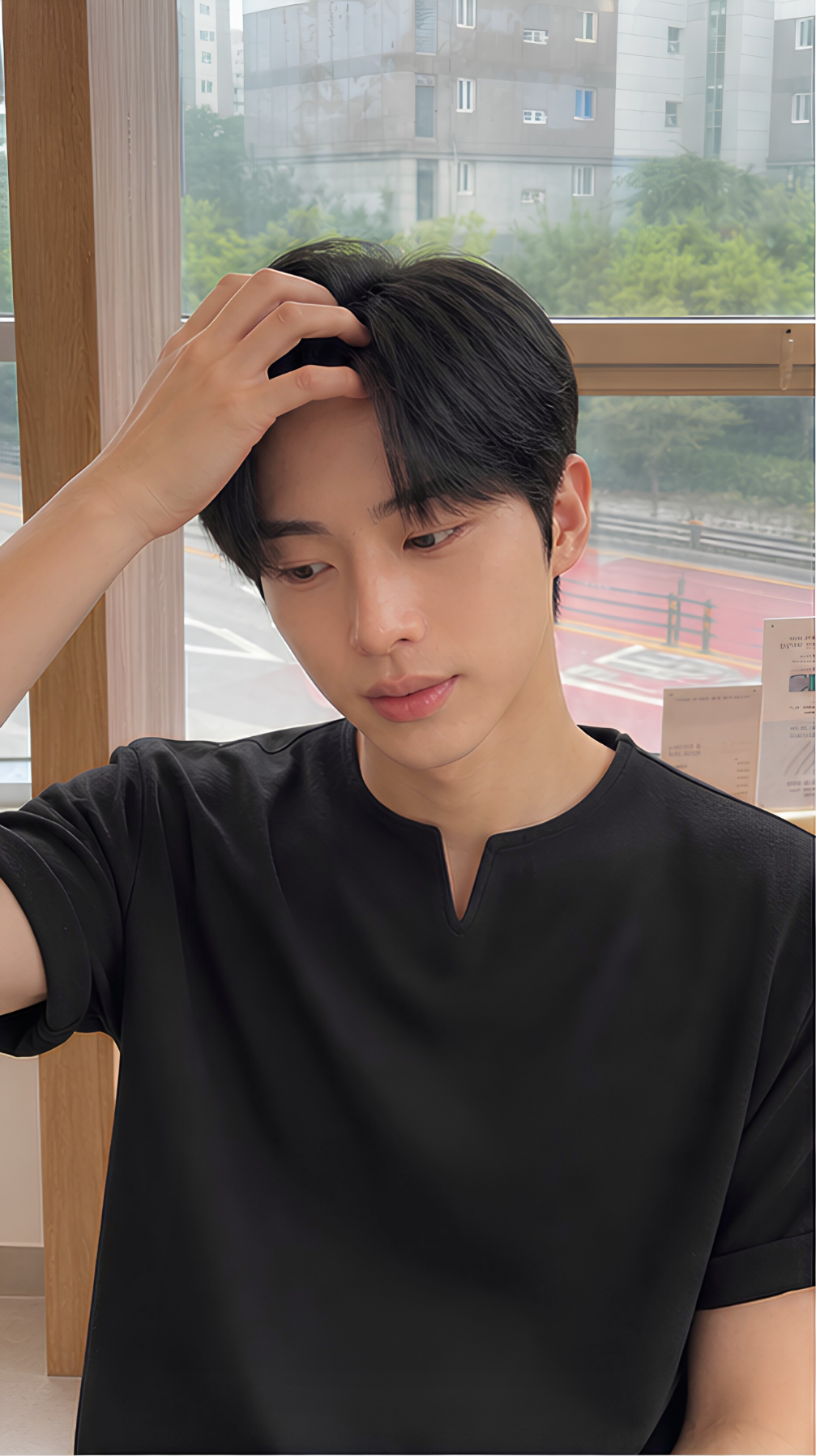옥정신도시 자연스러운 남자펌 세미크리드펌 완성 스타일 3