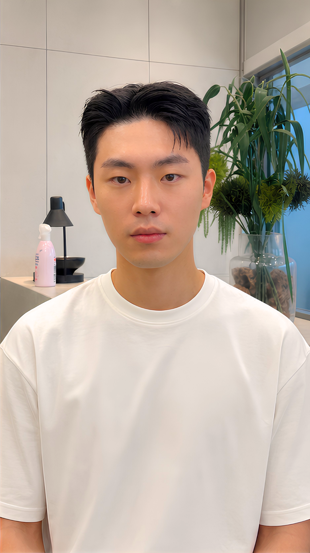 양주옥정 남자펌 태건본부장 숏크리드펌 앞머리 옆라인