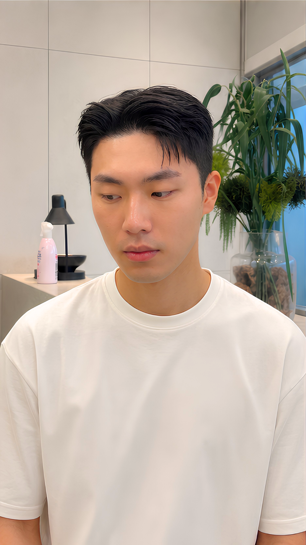 양주옥정 남자펌 숏크리드펌 자연스러운 볼륨과 옆머리 라인
