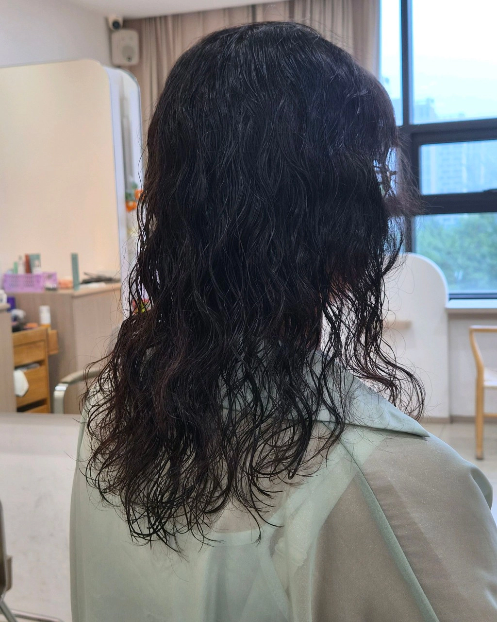 옥정동 젤리펌 트리니티헤어 옥정로점 시술 뒷모습